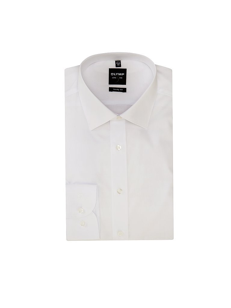 OLYMP Level Five body fit Men's Shirt Light Beige 36 4